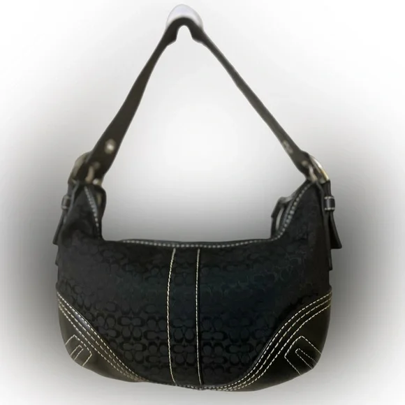 Vintage Coach Signature Logo Shoulder Bag, #2154